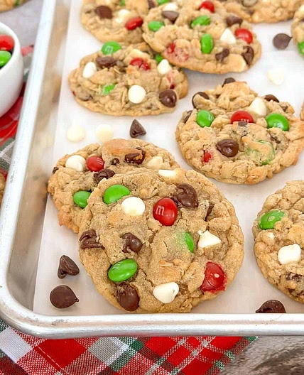 Christmas Monster Cookies