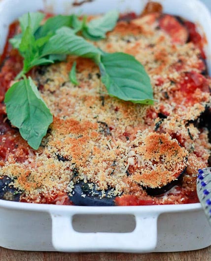 Vegan Baked Eggplant Parmesan