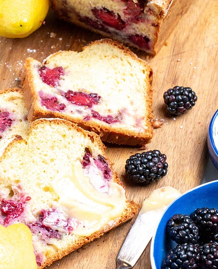 Lemon Blackberry Loaf