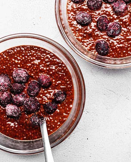 Keto Chocolate Chia Seed Pudding