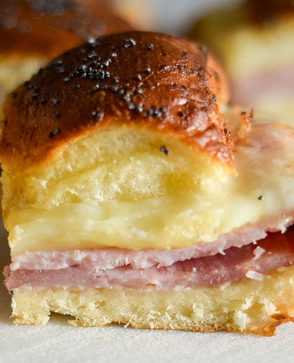 Air Fryer Ham and Cheese Sliders