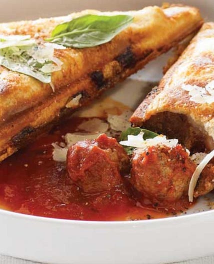 Italian Meatballs, Tomato and Parmesan Jaffle