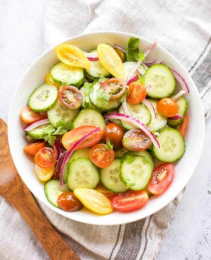 Cucumber and Tomato Salad