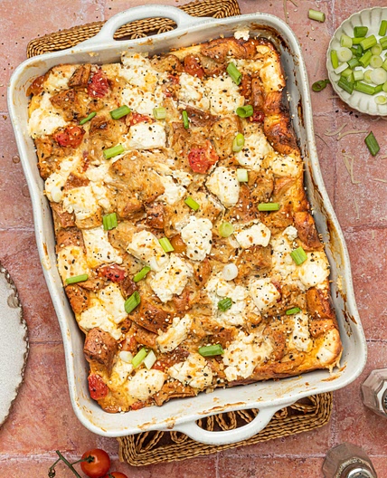 Everything Bagel Breakfast Casserole