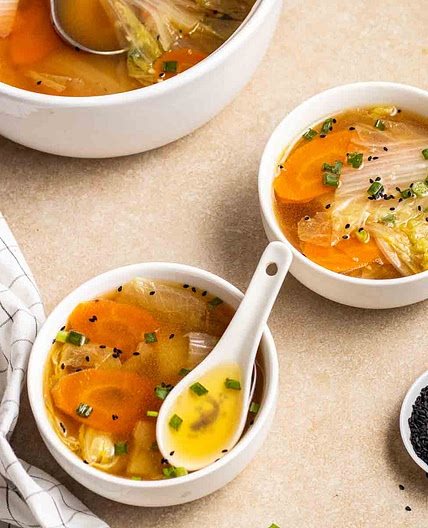 Chinese Napa Cabbage Soup