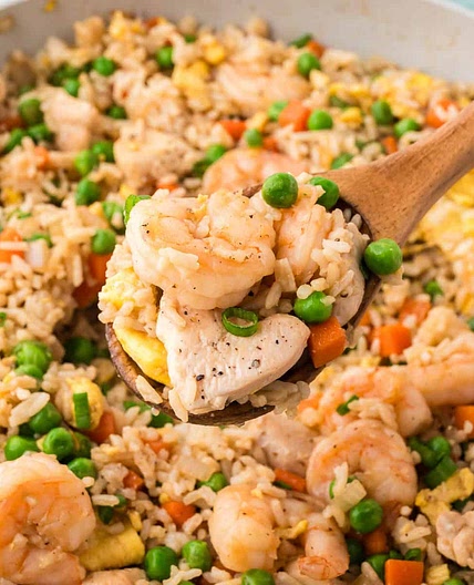 Shrimp and Chicken Fried Rice
