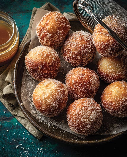 Banana and Sugar Drop Doughnuts