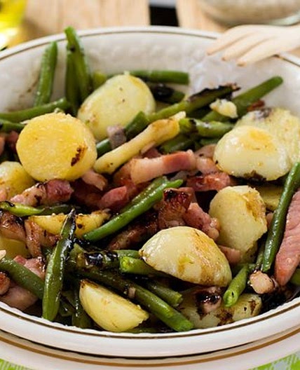 Potato Salad with Green Beans & Mustard Vinaigrette