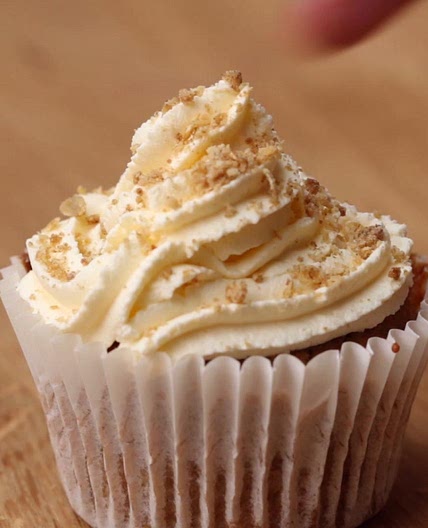 Apple Crumble Cupcakes Recipe by Tasty