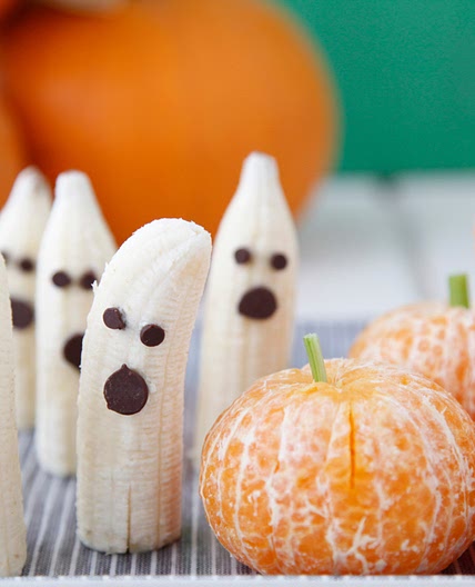 Tangerine Pumpkins + Banana Ghosts