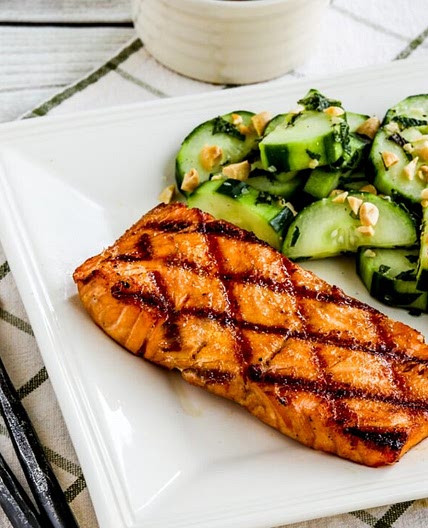 Korean Salmon with Dipping Sauce