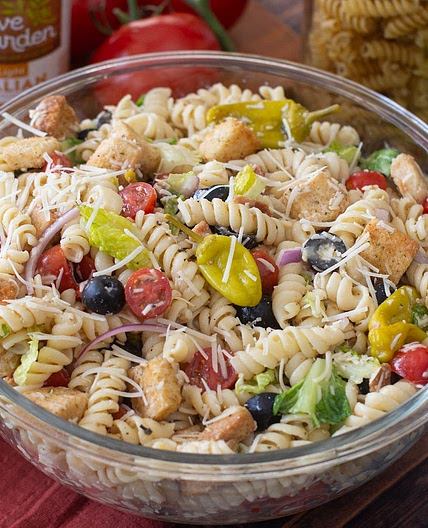 Italian Rotini Pasta Salad Recipe