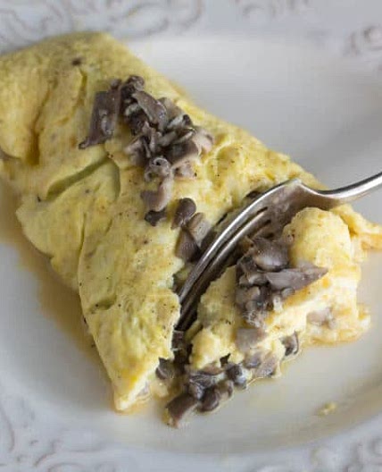 Low FODMAP Mushroom Omelet