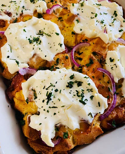 Lox and Bagel Casserole