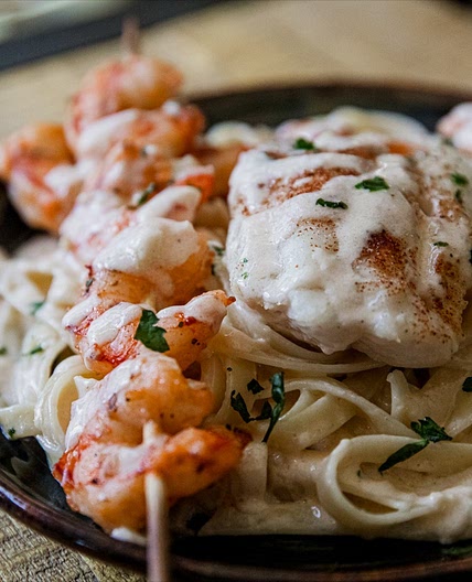 Surf and Surf Alfredo