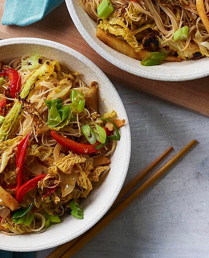 Vegan Singapore noodles