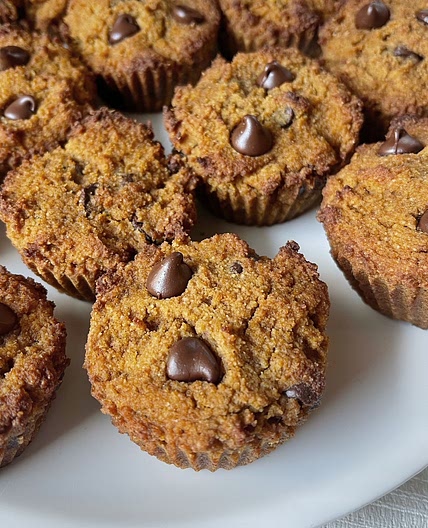 The Best Healthy Pumpkin Chocolate Chip Muffins