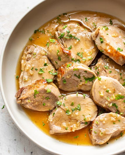 Honey Garlic Instant Pot Pork Tenderloin