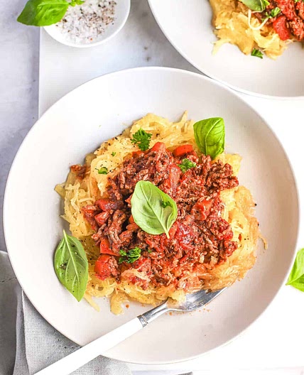 Beef Bolognese Spaghetti Squash