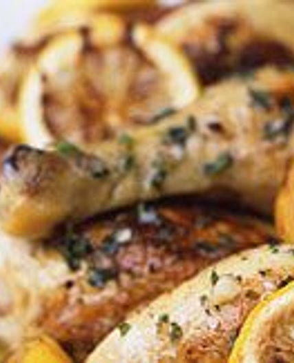 Grilled Chicken with Lemon, Garlic, and Oregano