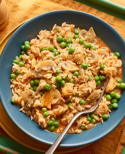 Microwave chicken savoury rice