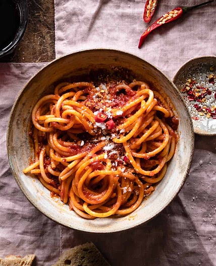 Spaghetti arrabiata