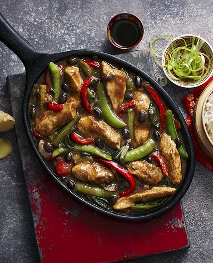Slimming World chicken in black bean sauce