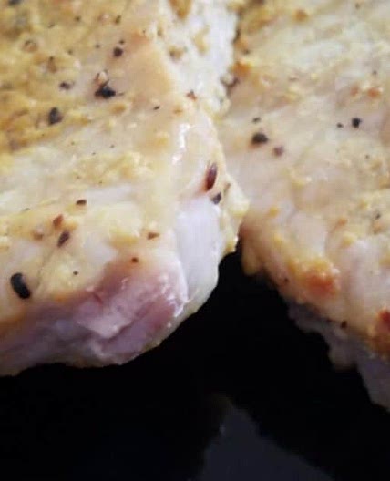 Air Fryer Honey Mustard Pork Chops