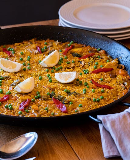 Authentic Vegetarian Paella