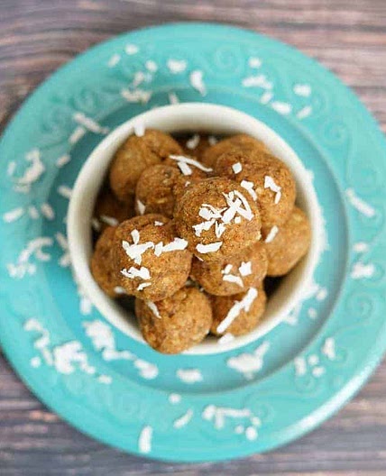 No Bake Carrot Cake Protein Balls (Paleo, AIP, GF)