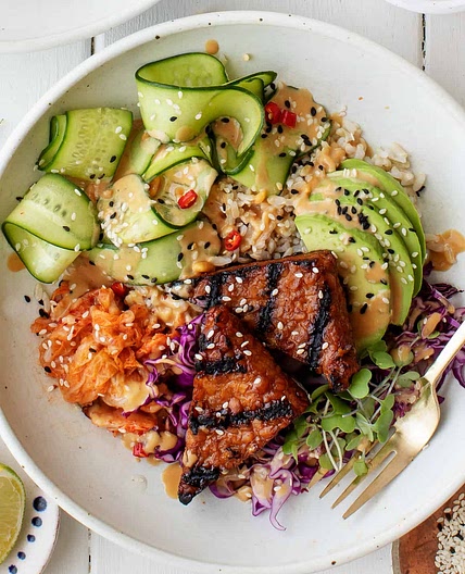 Kimchi Brown Rice Bliss Bowls