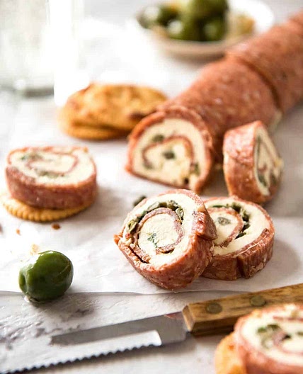 Salami Cream Cheese Roll