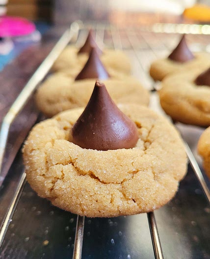 Peanut Butter Chocolate Kiss Cookies