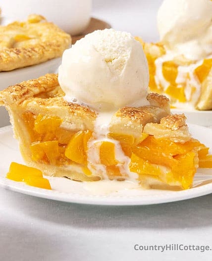 Canned Peach Pie Recipe
