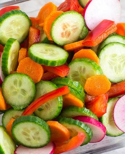 No FODMAP Vegetable Salad