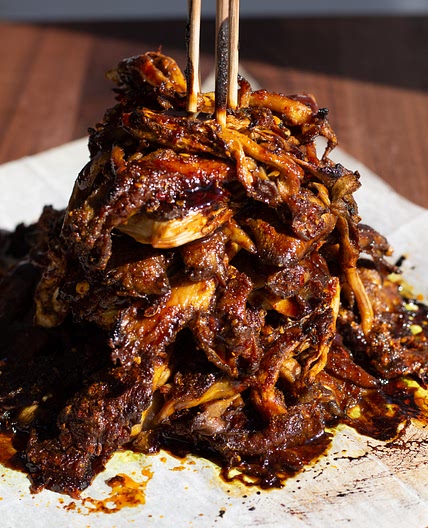 Balsamic Glazed Oyster Mushrooms - Shawarma Style