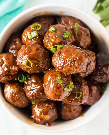 Crockpot Honey Garlic Meatballs