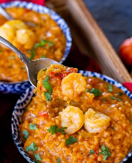 Asopao de Camarones | Shrimp and rice stew