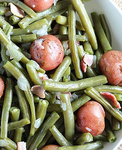 Southern Style Green Beans & New Potatoes