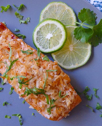 Toasted Coconut and Lime Salmon