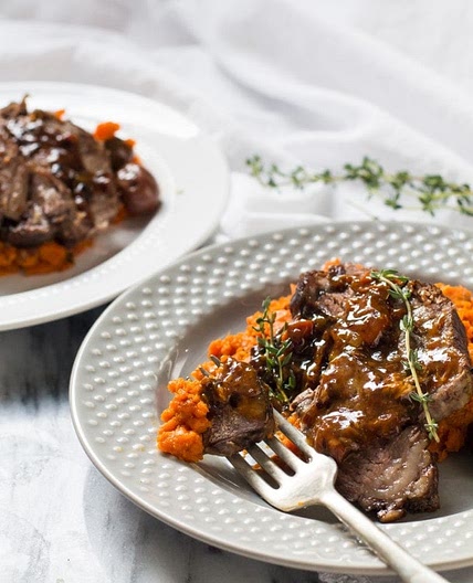One-Pot Braised Beef Roast with Carrot Mash (AIP, Paleo)