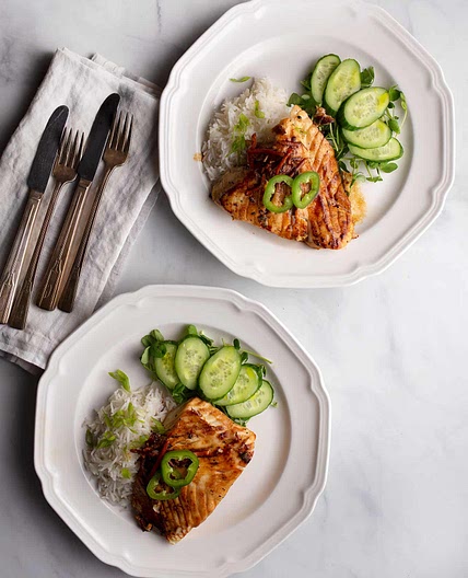 Ginger Garlic Halibut