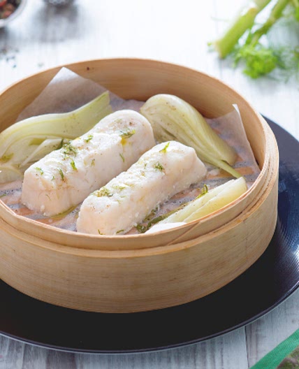 Merluzzo al vapore di tè