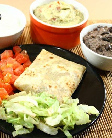 Burrito con verdure