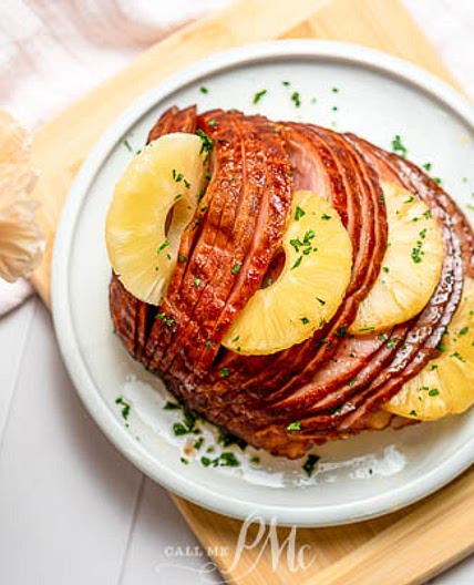 INSTANT POT PINEAPPLE BROWN SUGAR HAM