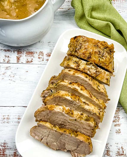 German Pork Loin - Slow Cooker