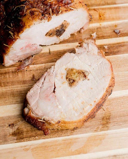 Smoked Stuffed Pork Loin