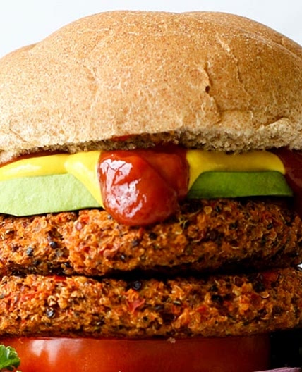 Crispy Garden Quinoa Burgers