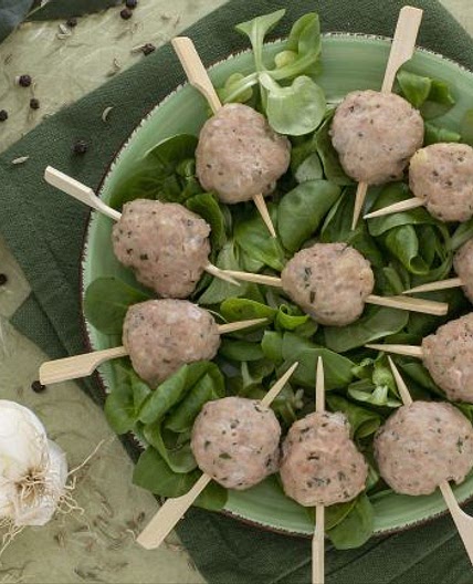 Polpette aromatiche al vapore