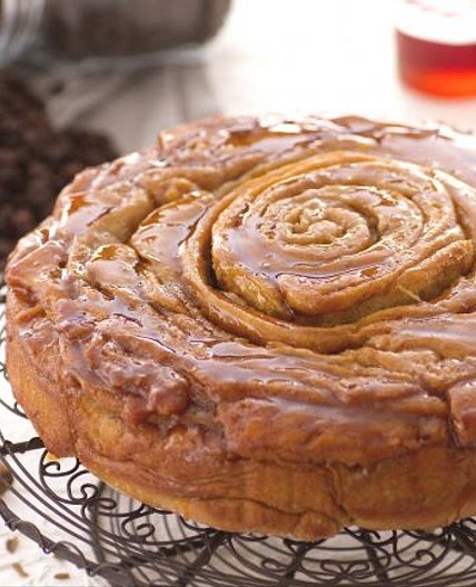 Torta spirale al caffè